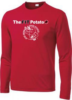 Men's Sport-Tek L/S PosiCharge Competitor Tee, Red